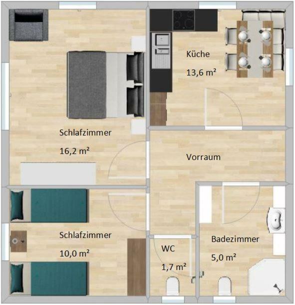 Ferienwohnung Stoff Тукс Екстериор снимка